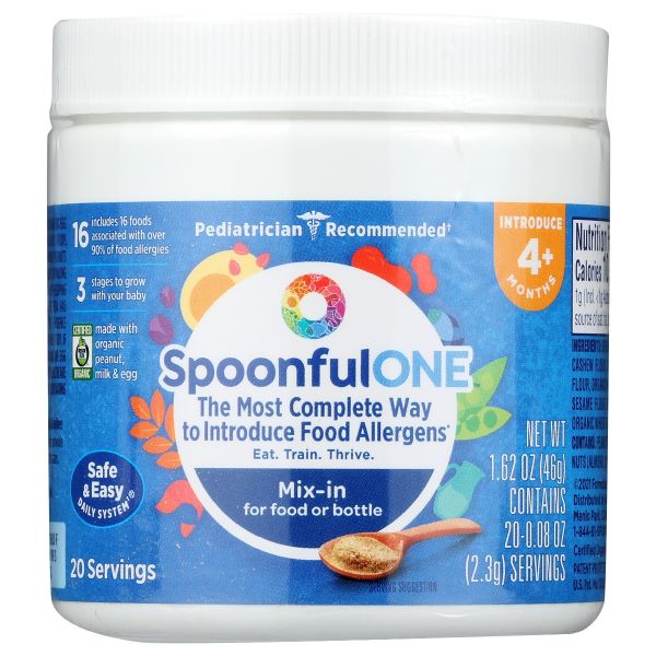 SPOONFUL ONE: Mix Daily Allergen 20 Servings, 1.62 oz