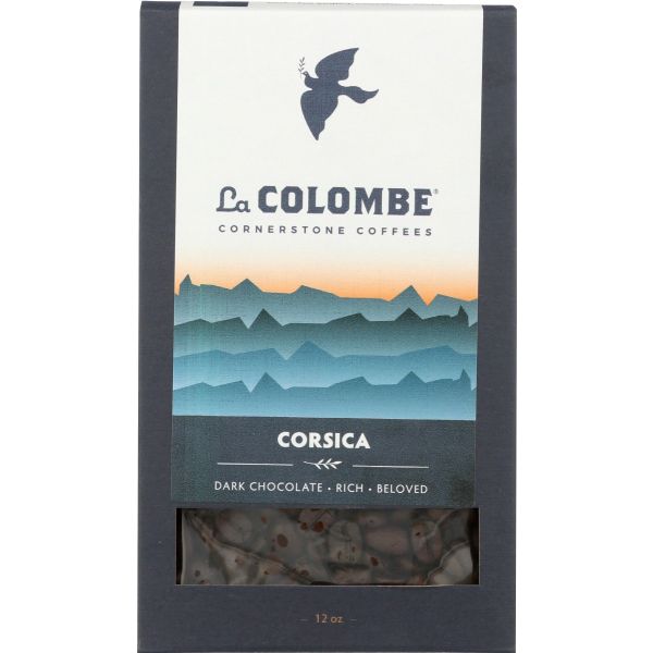 LA COLOMBE: Coffee Whl Bean Corsica, 12 oz
