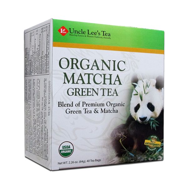 UNCLE LEES: Organic Matcha Green Tea, 40 bg