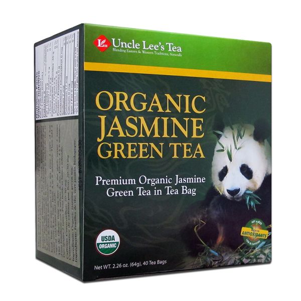 UNCLE LEES: Organic Jasmine Green Tea, 40 bg