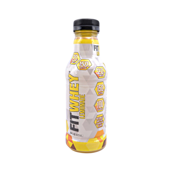 FITWHEY: Energy Protein Drink Lemon, 16 oz