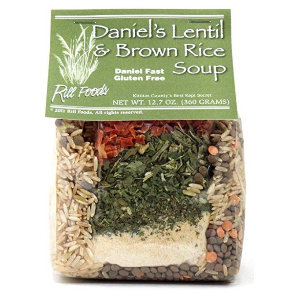RILL FOODS: Lentil and Brown Rice Soup, 12.7 oz