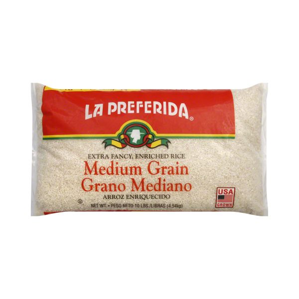 LA PREFERIDA: Medium Grain Rice, 10 lb