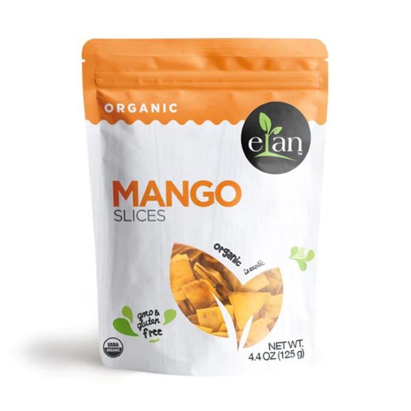 ELAN: Organic Mango Slices, 4.4 oz