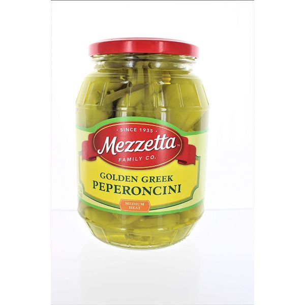 MEZZETTA: Golden Greek Peperoncini, 32 oz