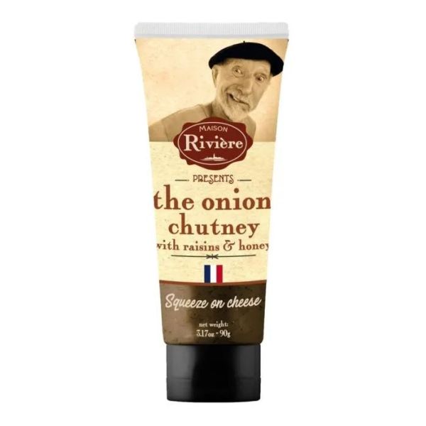 MAISON RIVIERE: Onion Chutney with Raisins and Honey, 3.17 oz