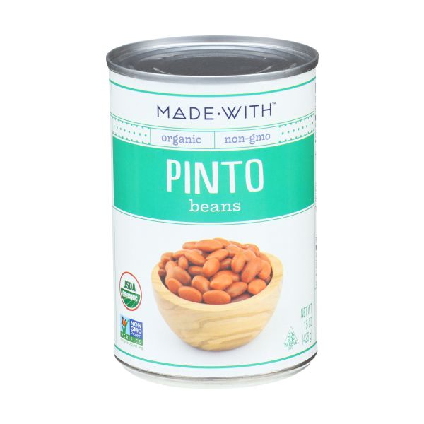 MADE WITH: Organic Pinto Beans, 15 oz