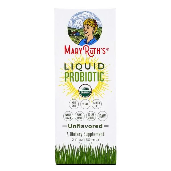 MARYRUTHS: Organic Liquid Probiotic Unflavored, 2 fo