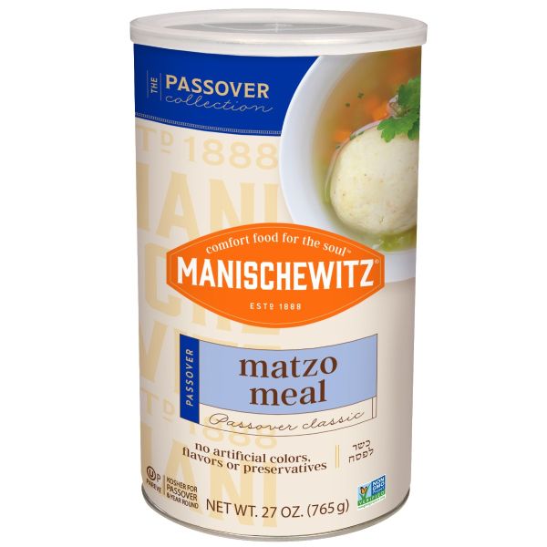 MANISCHEWITZ: Matzo Meal Canister, 27 oz
