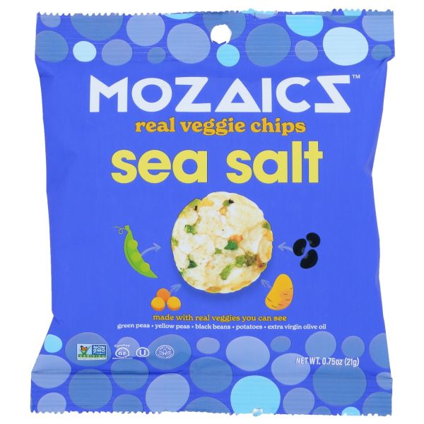 MOZAICS: Sea Salt Veggie Chips Snack Size, 0.75 oz