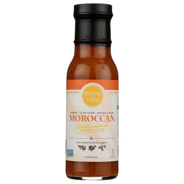 MESA DE VIDA: Moroccan Inspired Flavor Starter and Cooking Sauce, 8.5 fo