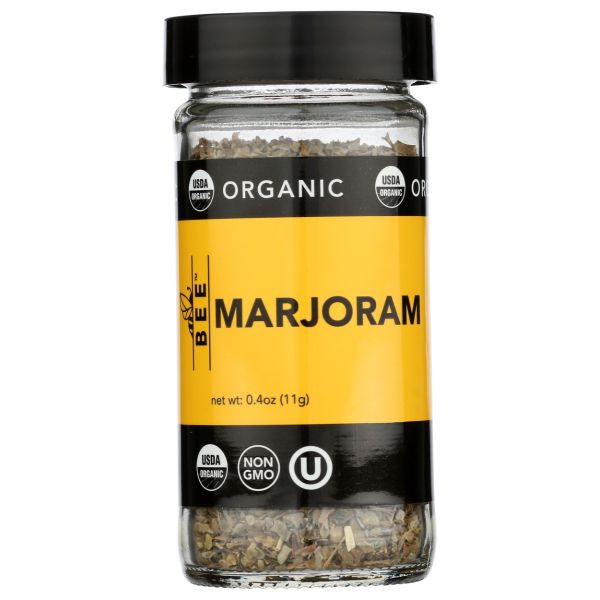 BEESPICES: Organic Marjoram, 0.4 oz