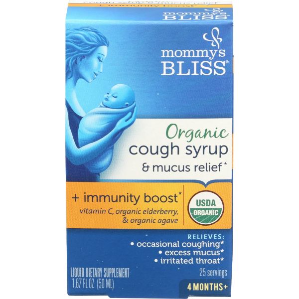 MOMMYS BLISS: Baby Cough Syrup Mucus Immune, 1.67 fo