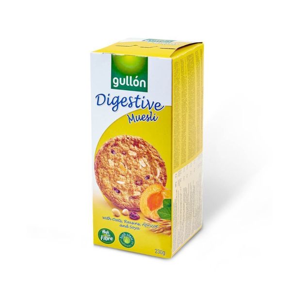 GULLON: Muesli Digestive Biscuits, 12.88 oz