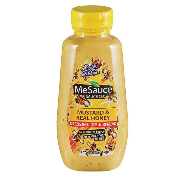 MESAUCE: Mustard And Real Honey, 11.6 oz