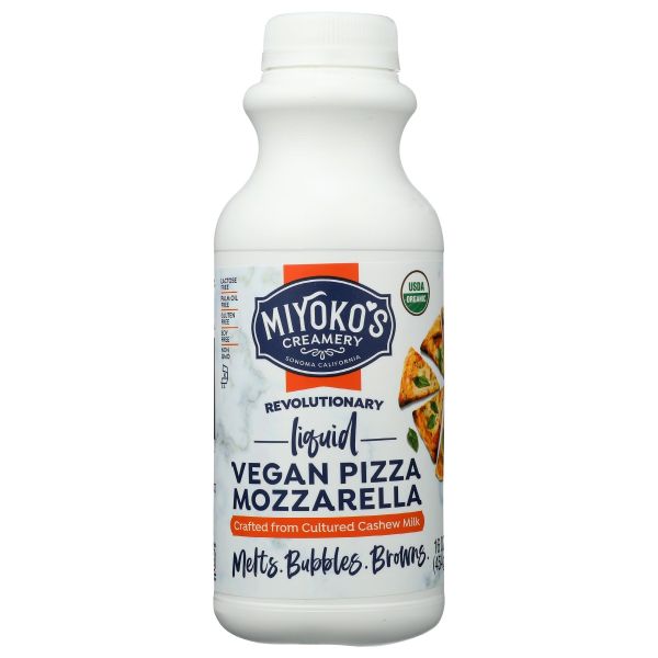 MIYOKOS CREAMERY: Liquid Vegan Pizza Mozzarella, 16 oz