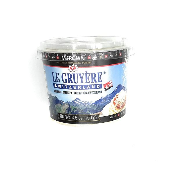 MIFROMA: Gruyere Shredded Cheese, 3.5 oz