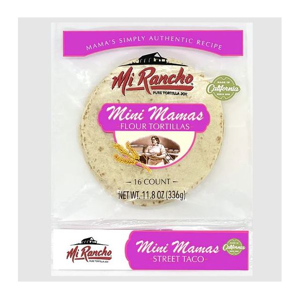 MI RANCHO: Mini Mamas Flour Tortillas, 11.8 oz