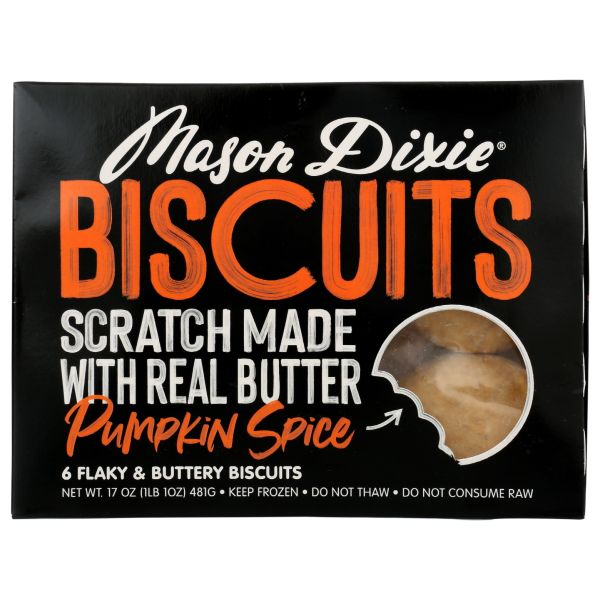 MASON DIXIE BISCUIT: Pumpkin Spice Biscuits, 17 oz