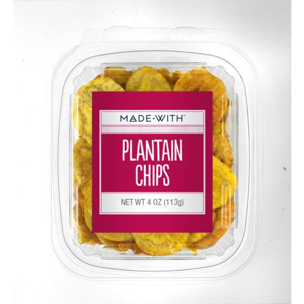 MADE WITH: Plantain Chips Tub, 4 oz