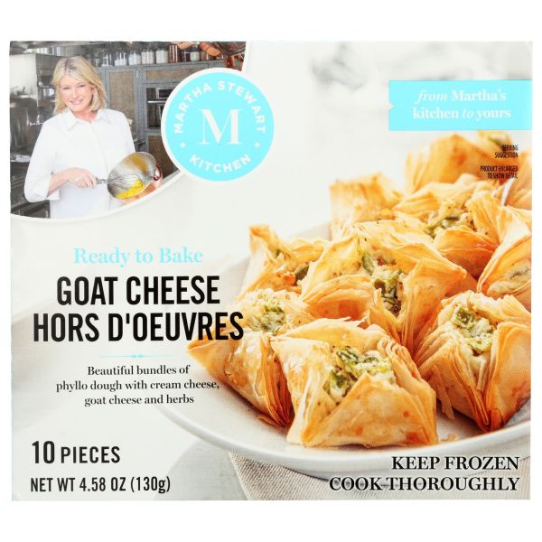 MARTHA STEWART KITCHEN: Hors D Oeuvres Goat Cheese, 8 oz