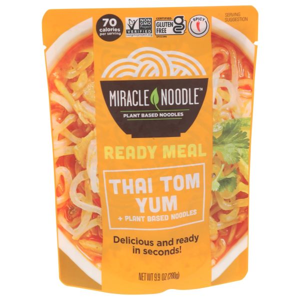 MIRACLE NOODLE: Ready To Eat Thai Tom Yum Noodle Soup, 280 gm