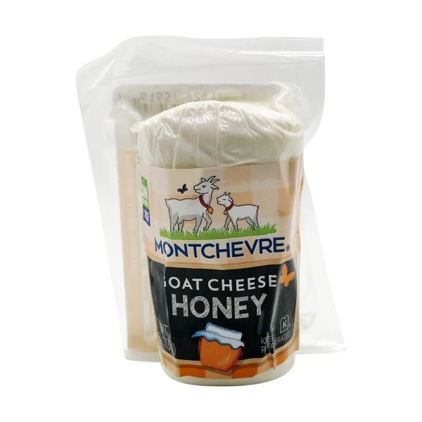 MONTCHEVRE: Goat Cheese Honey Log, 4 oz