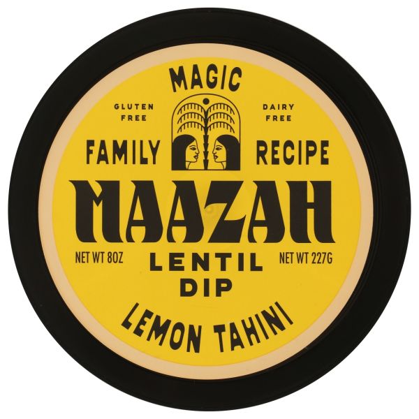 MAAZAH: Lemon Tahini Lentil Dip, 8 oz