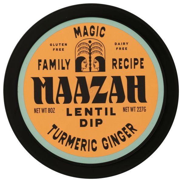 MAAZAH: Turmeric Ginger Lentil Dip, 8 oz
