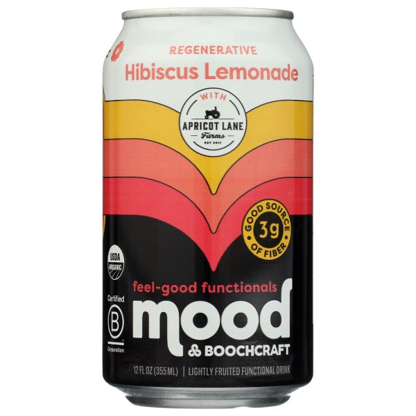 MOOD: Regenerative Hibiscus Lemonade, 12 fo