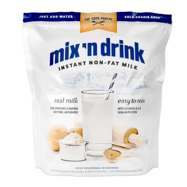 MIXN DRINK: Instant Skim Milk, 40 qt