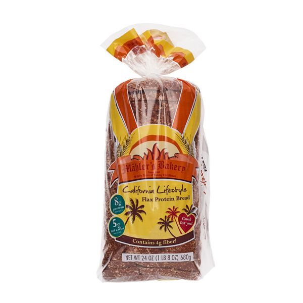 MAHLERS BAKERY: California Lifestyle Flax Protein Bread, 24 oz