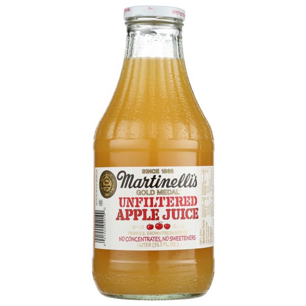 MARTINELLI: Unfiltered Apple Juice, 33.8 fo