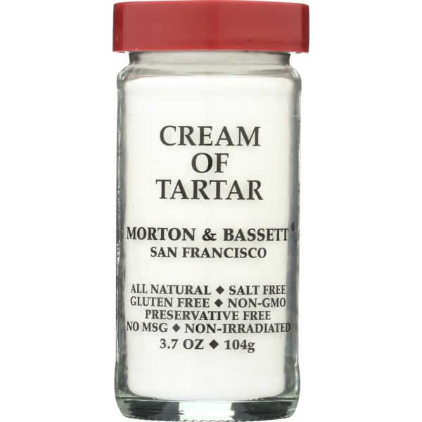 MORTON AND BASSETT: Cream of Tartar, 3.7 oz