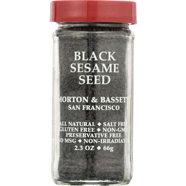 MORTON AND BASSETT: Black Sesame Seed, 2.3 oz