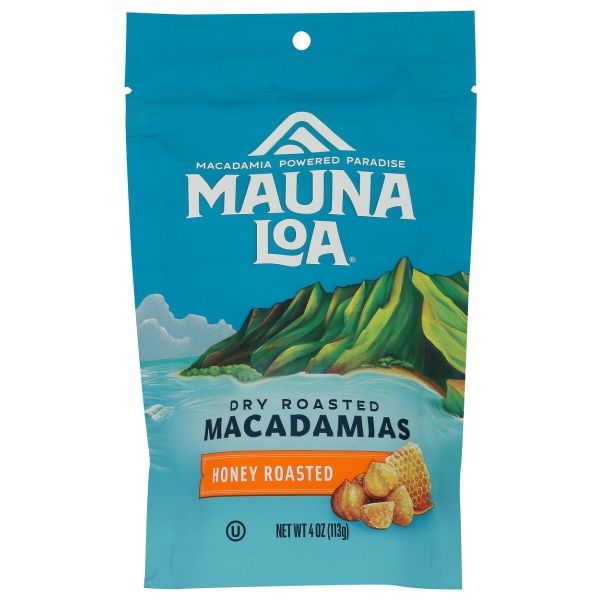 MAUNA LOA: Honey Roasted Macadamias, 4 oz