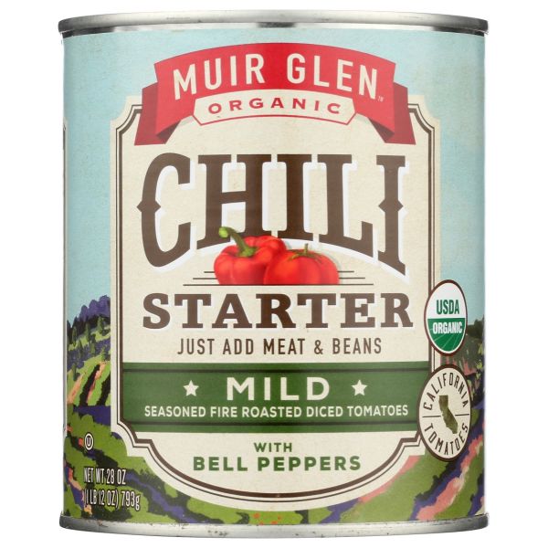MUIR GLEN: Organic Chili Starter Mild, 28 oz