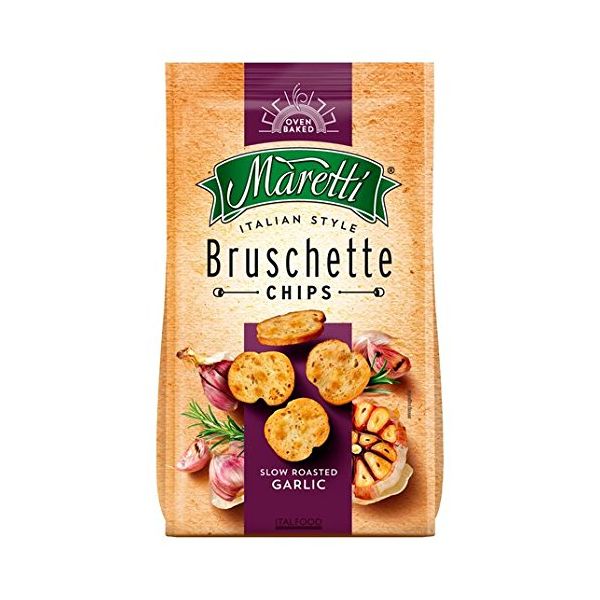 MARETTI: Slow Roasted Garlic Bruschette Chips, 5 oz