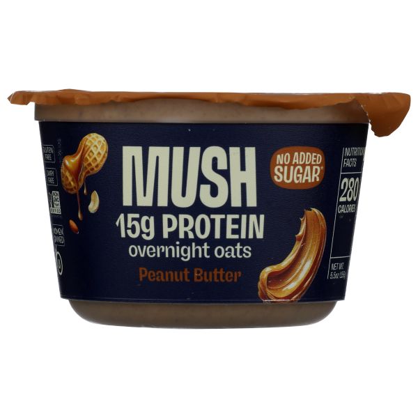 MUSH1: Protein Overnight Oats Peanut Butter, 5.5 oz