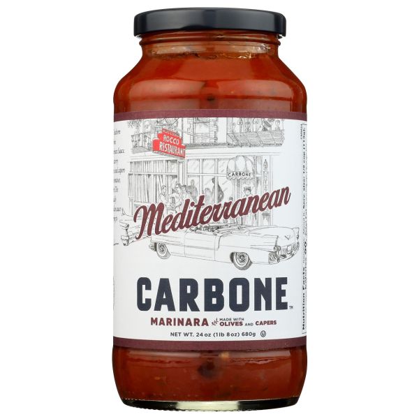 CARBONE: Mediterranean Marinara Pasta Sauce, 24 oz