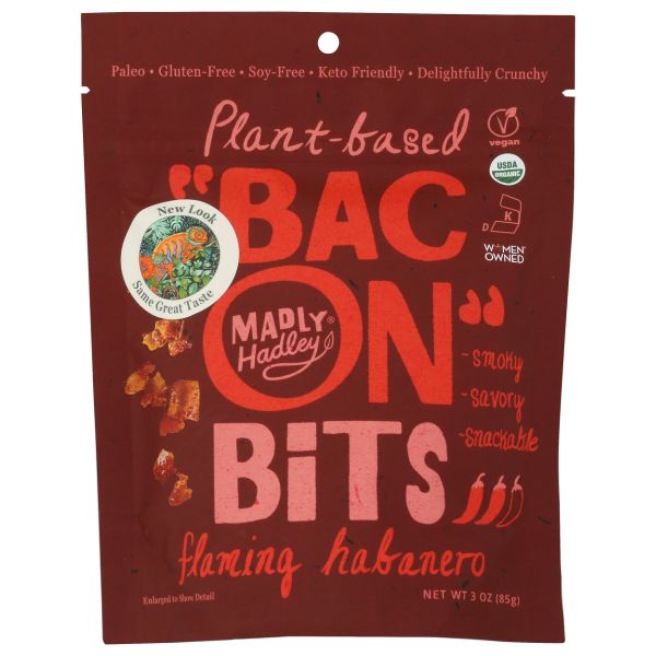 MADLY HADLEY: Flaming Habanero Coconut Bacon, 3 oz
