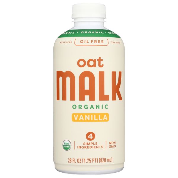 MALK: Organic Vanilla Oat Milk, 28 fo
