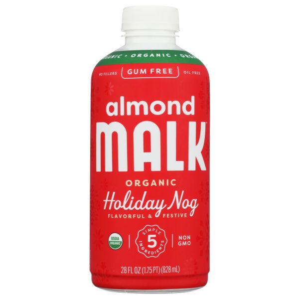 MALK: Holiday Nog Almond Milk, 28 fo