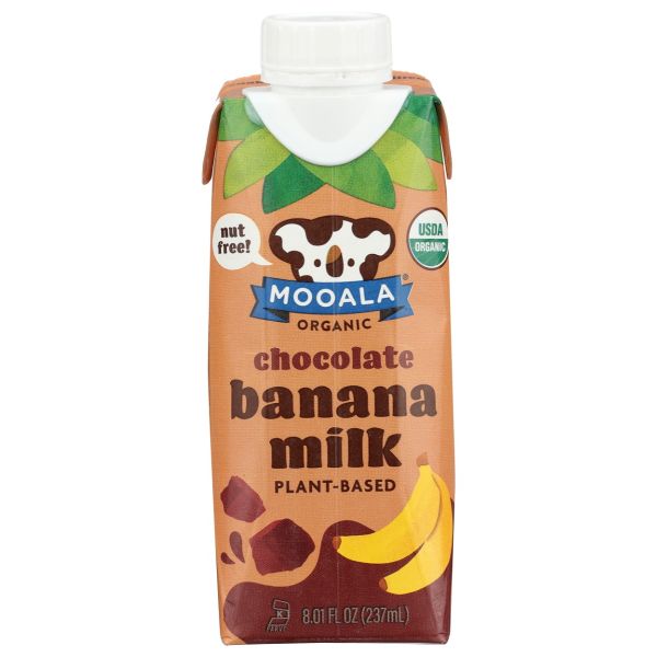 MOOALA: Organic Bananamilk Chocolate, 8.01 fo