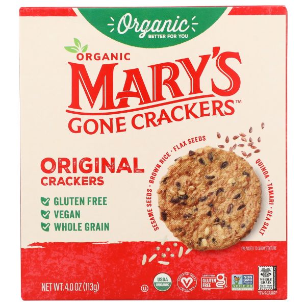 MARYS GONE CRACKERS: Original Crackers, 4 oz