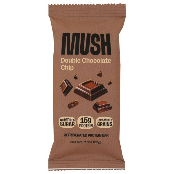 MUSH1: Double Chocolate Protein Bar, 2.3 oz