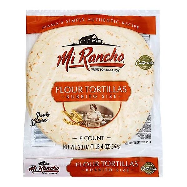 MI RANCHO: Tortilla Flour Burrito, 13.5 oz