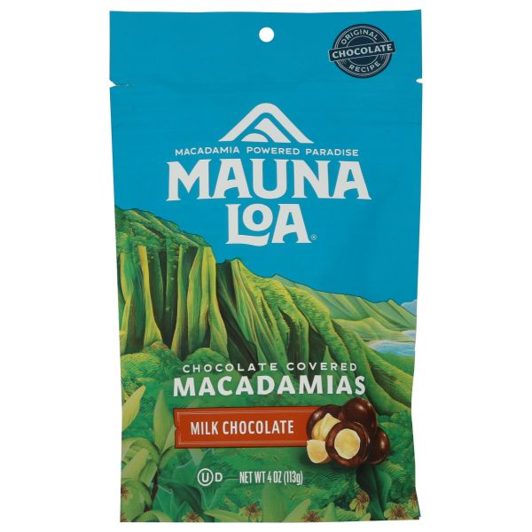 MAUNA LOA: Milk Chocolate Covered Macadamias, 4 oz