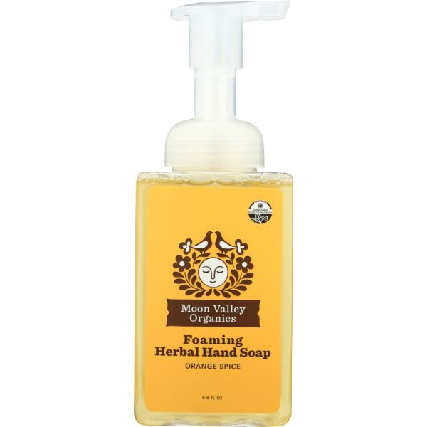 MOON VALLEY ORGANICS: Orange Spice Foaming Herbal Hand Soap, 8.8 fo