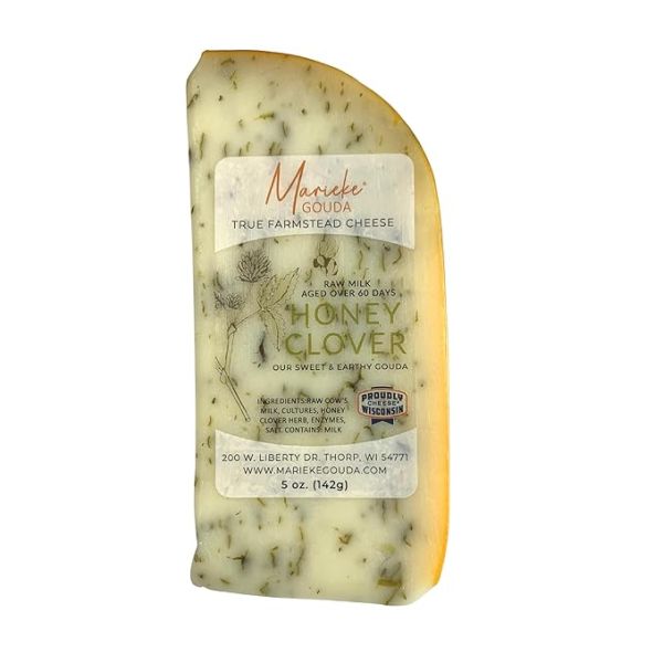 MARIEKE: Gouda Honey Clover Wedges, 5 oz